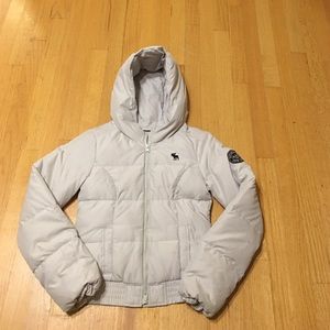 Abercrombie kids down jacket sz lg